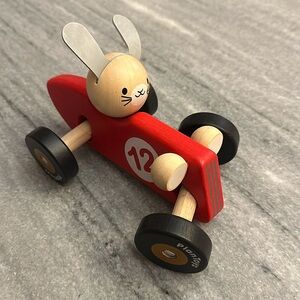 Plan Toys Wooden Rabbit Racing Car